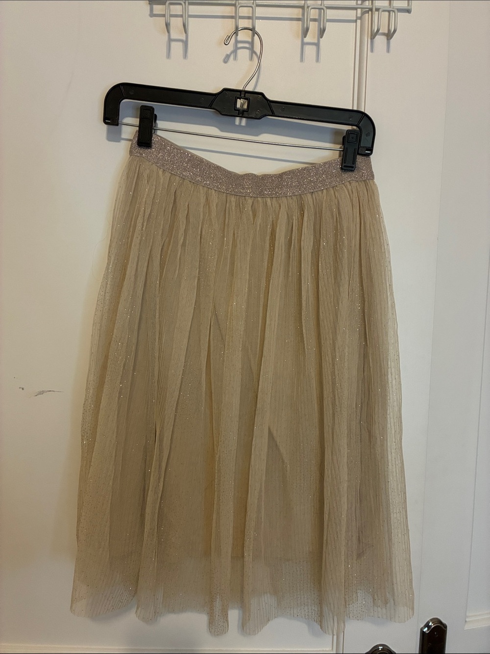 Mayoral Champagne Glitter Tulle Skirt 👵MT